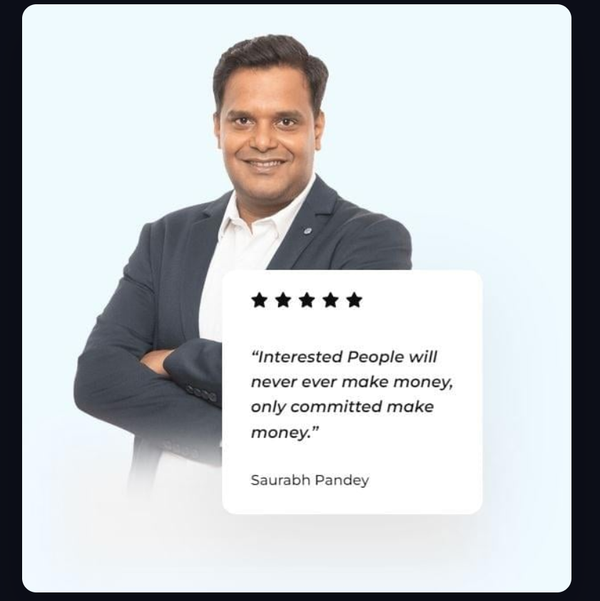 Saurabh Pandey — Founder of Brandveda, mentor of The 1Lakh Blueprint