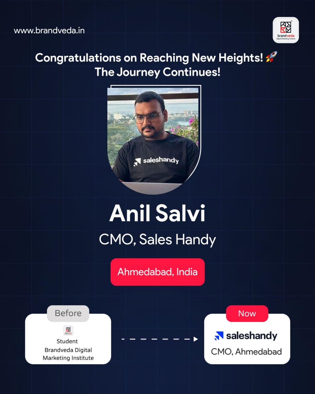 Anil Salvi — placed at Sales Handy