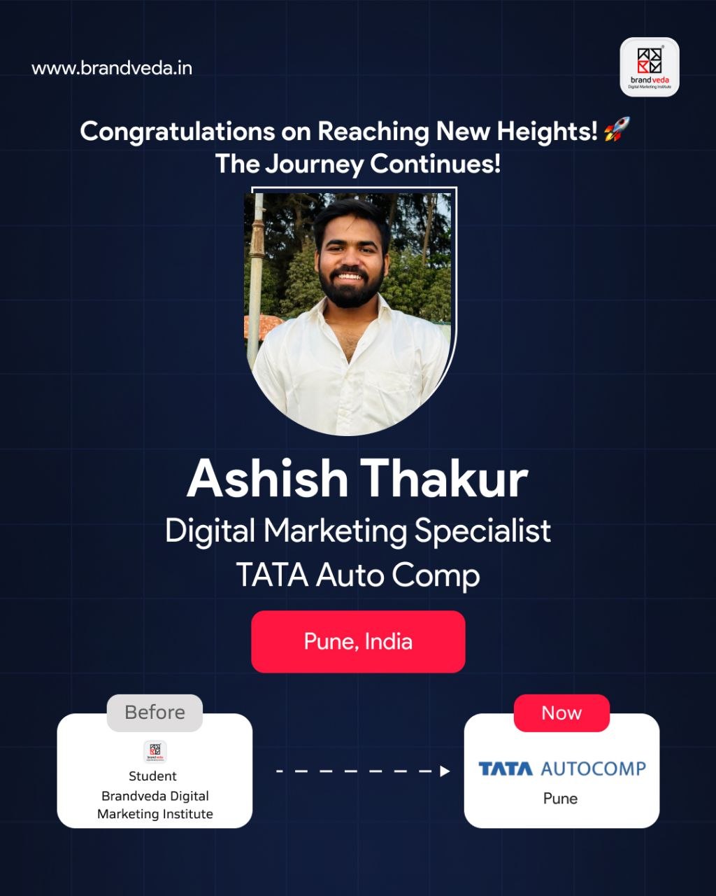 Ashish Thakur — placed at TATA AutoComp