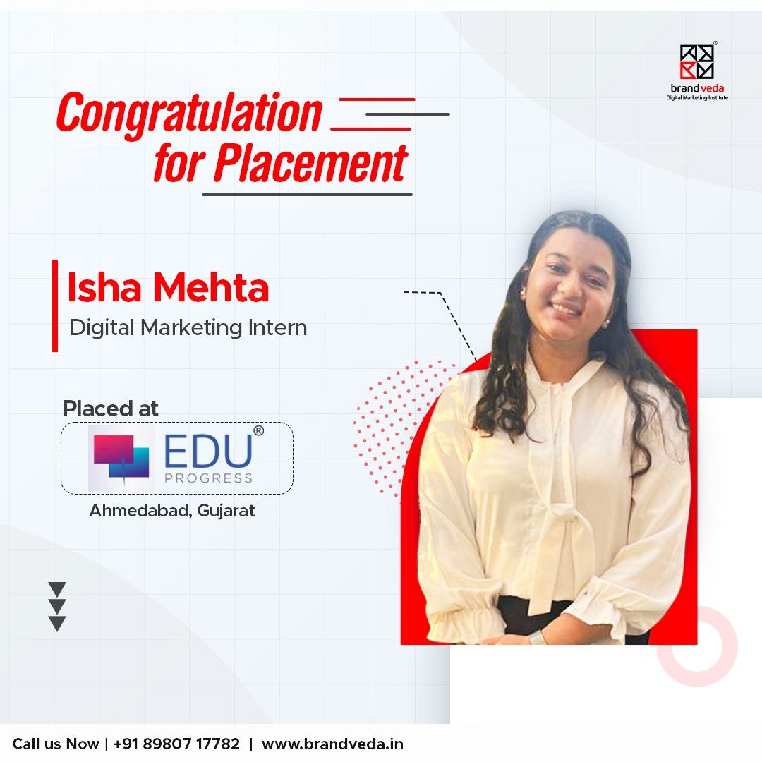 Isha Mehta — placed at EDU Progress