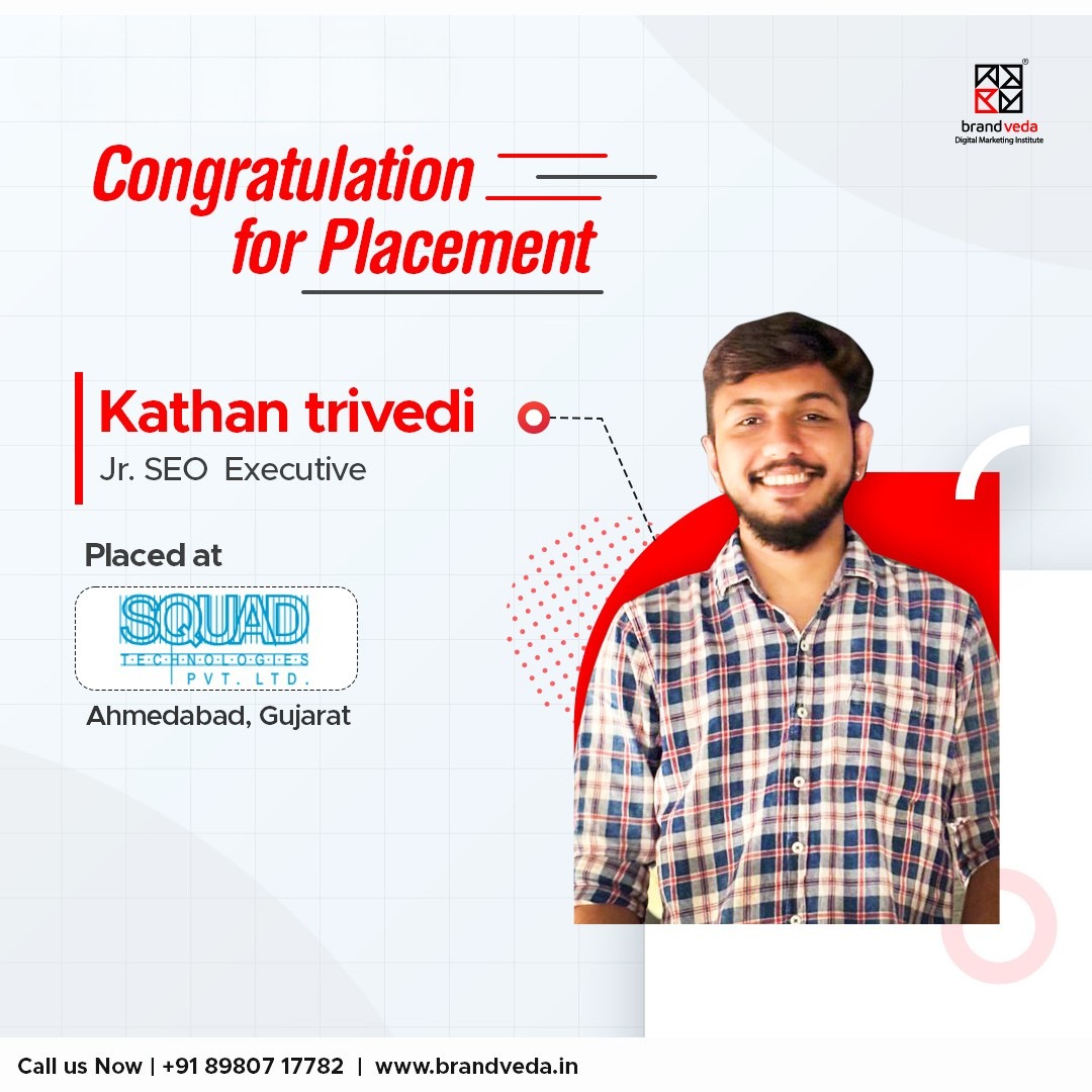 Kathan Trivedi — placed at Squad Technologies