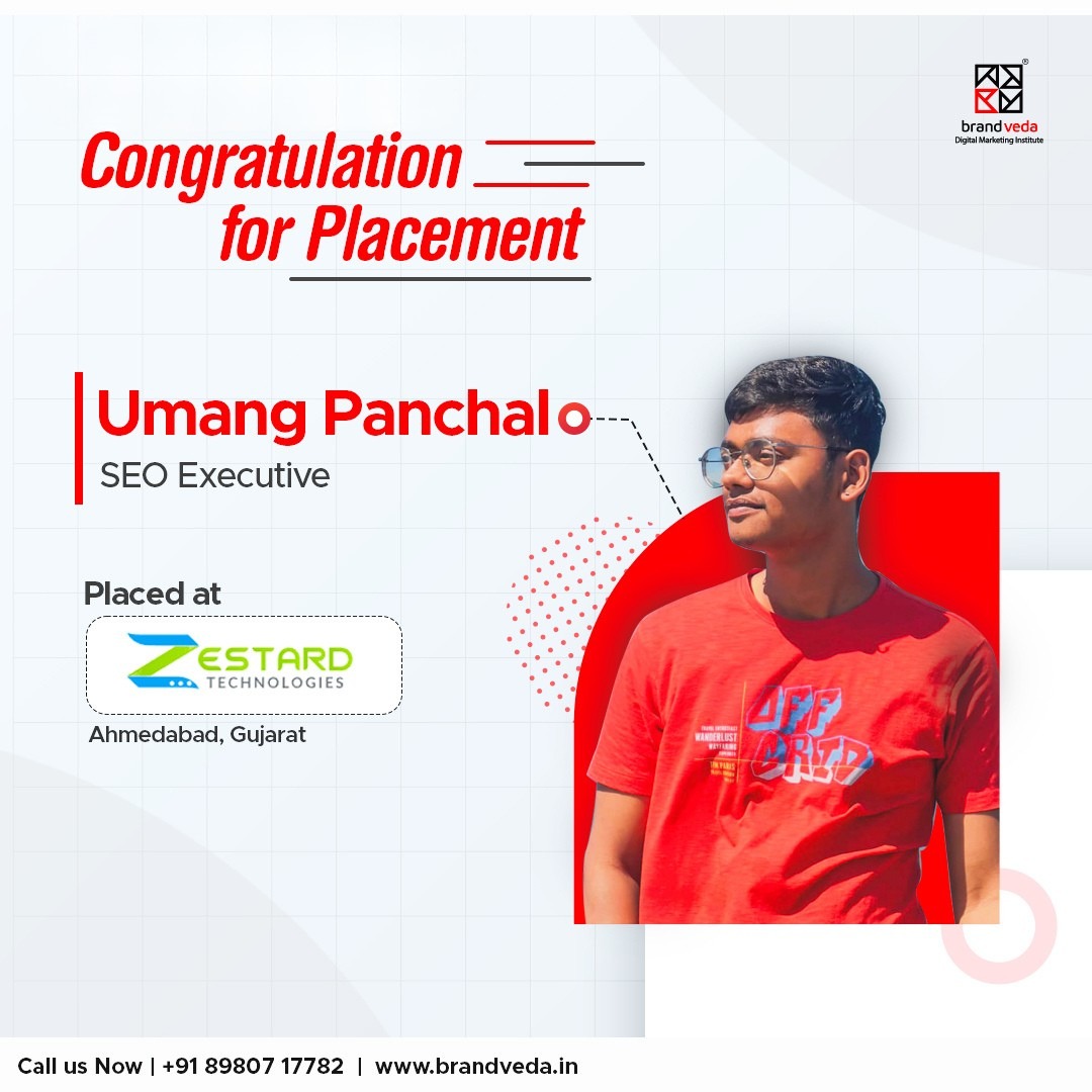 Umang Panchal — placed at Zestard Technologies